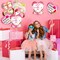 24PCS Mother's Day Balloons, Happy Mother's Day Foil Balloons 18inch Love You Mom Heart Shaped Foil Balloons for Birthday Party Decorations